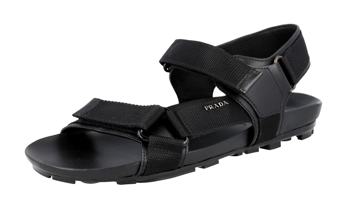 Fashion prada velcro sandals