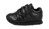 Prada Boy's Black Leather Sneaker 0O0633