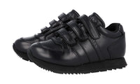 Prada Boy's Black Leather Sneaker 0O0633