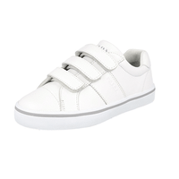 Prada Boy's White Leather Sneaker 0O0667
