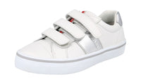 Prada Boy's 0O0667 3080 F0J36 Leather Sneaker