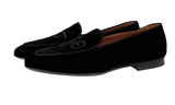 Etro Men's Black Leather Loafers 11294