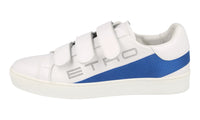 Etro Men's White Leather Sneaker 12125