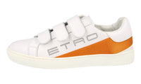 Etro Men's White Leather Sneaker 12125