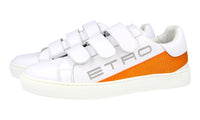 Etro Men's White Leather Sneaker 12125