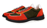 Etro Men's Red Leather Sneaker 12138