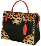 Prada Women's 1BA004 Multicoloured Textile Shoulder Bag