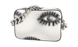 Prada Women's White Leather Shoulder Bag 1BA028