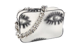Prada Women's White Leather Shoulder Bag 1BA028