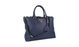 Prada Women's Blue Leather Shoulder Bag 1BA063