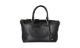 Prada Women's Black Leather Shoulder Bag 1BA104