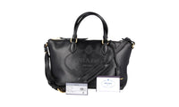 Prada Women's Black Leather Shoulder Bag 1BA104