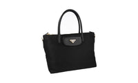 Prada Women's Black Light Shopper Shoulder Bag 1BA106