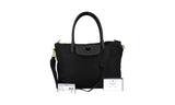 Prada Women's Black Light Shopper Shoulder Bag 1BA106