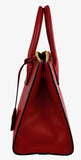 Prada Women's Red Saffiano Leather Paradigme Shoulder Bag 1BA116