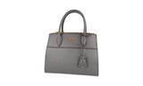 Prada Women's Grey Saffiano Leather Paradigme Esplanade Shoulder Bag 1BA116