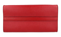 Prada Women's Red High-Quality Saffiano Leather Esplanade Shoulder Bag 1BA116