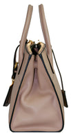 Prada Women's Beige Saffiano Leather Paradigme Shoulder Bag 1BA116