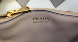 Prada Women's Beige High-Quality Saffiano Leather Paradigme Shoulder Bag 1BA116