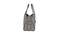 Prada Women's Grey Leather Shoulder Bag 1BA127