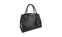 Prada Women's 1BA155 Black Saffiano Leather Leather Shoulder Bag