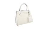 Prada Women's 1BA156 White Saffiano Leather Leather Shoulder Bag