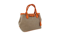Prada Women's 1BA172 Beige Textile Shoulder Bag