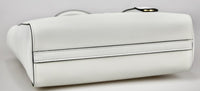 Prada Women's White Saffiano Leather Shoulder Bag 1BA189