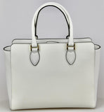 Prada Women's White Saffiano Leather Shoulder Bag 1BA189