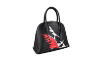 Prada Women's 1BA200 Black Leather Shoulder Bag