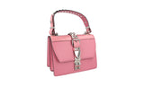 Prada Women's 1BA203 Pink Leather Shoulder Bag