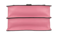 Prada Women's Pink Leather Elektra Croc Shoulder Bag 1BA203