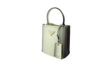 Prada Women's Multicoloured Saffiano Leather Panier Mini Bucket Ombre Gradient Shoulder Bag 1BA217