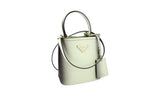 Prada Women's Multicoloured Saffiano Leather Panier Mini Bucket Ombre Gradient Shoulder Bag 1BA217