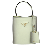 Prada Women's Multicoloured Saffiano Leather Panier Mini Bucket Ombre Gradient Shoulder Bag 1BA217