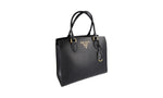 Prada Women's 1BA227 Black Leather Shoulder Bag