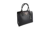 Prada Women's 1BA227 Black Leather Shoulder Bag