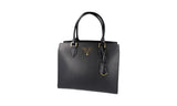 Prada Women's Black Leather Shoulder Bag 1BA227