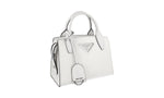 Prada Women's 1BA269 White Saffiano Leather Leather Shoulder Bag