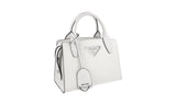 Prada Women's 1BA269 White Saffiano Leather Leather Shoulder Bag