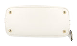 Prada Women's White Saffiano Leather Matinee Shoulder Bag 1BA282