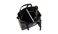 Prada Women's Black High-Quality Saffiano Leather Shoulder Bag 1BA380