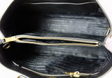 Prada Women's Black Leather Shoulder Bag 1BA579