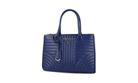 Prada Women's Blue Leather Galleria Diagramme Shoulder Bag 1BA863