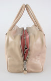 Prada Women's Beige Leather Shoulder Bag 1BB010