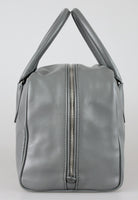 Prada Women's Grey Leather Shoulder Bag 1BB010