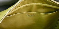 Prada Women's Grey Leather Shoulder Bag 1BB010