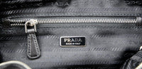 Prada Women's Black Leather Shoulder Bag 1BB017