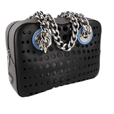 Prada Women's Black Leather Inside Bag Shoulder Bag 1BB017
