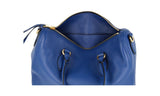 Prada Women's Blue Leather Shoulder Bag 1BB023